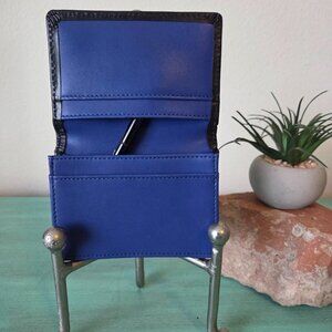 Black & Blue leather wallet🖤💙